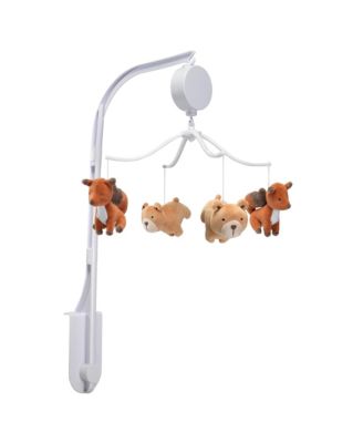 Animal Alphabet Bear/Fox Musical Baby Crib Mobile Soother Toy