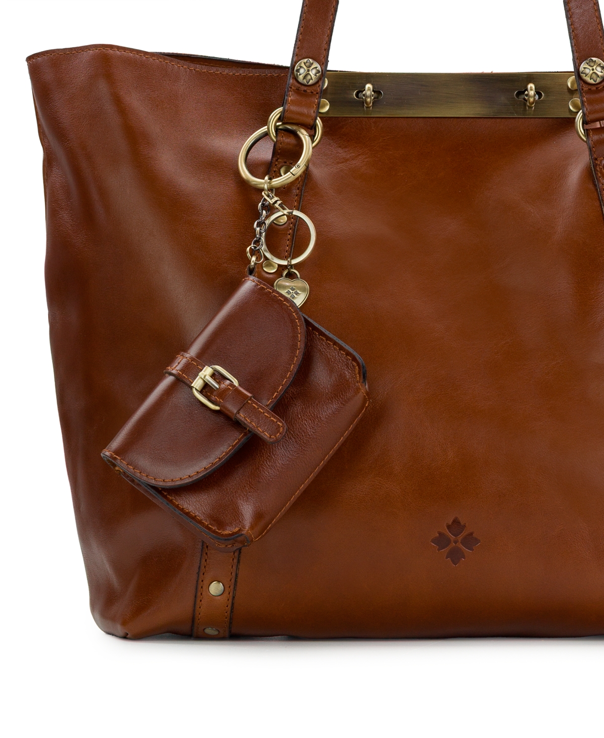 Patricia Nash Torri Mini Bag Charm In Brown