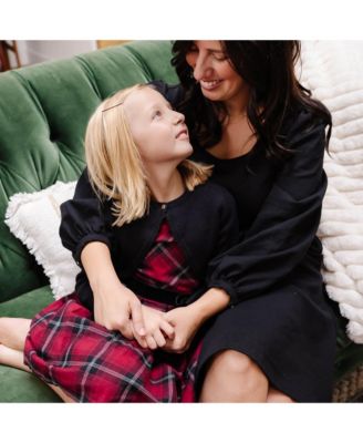 Baby Girls Organic Flutter Sleeve Peter Pan Collar Party Dress