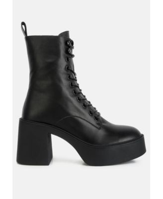 Carmac Womens High Ankle Platform Boots