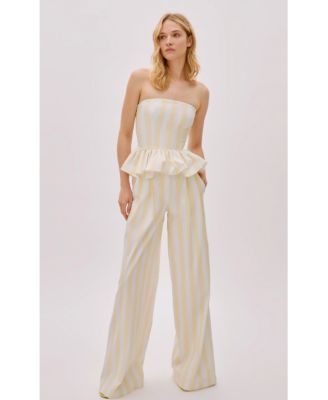 Women's Eclipse Striped Cotton Bustier Top