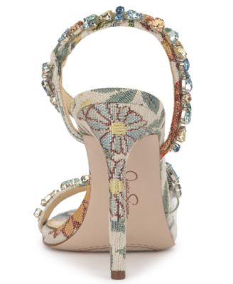 Women's Jaycin Barely-There Rhinestone Evening Sandals