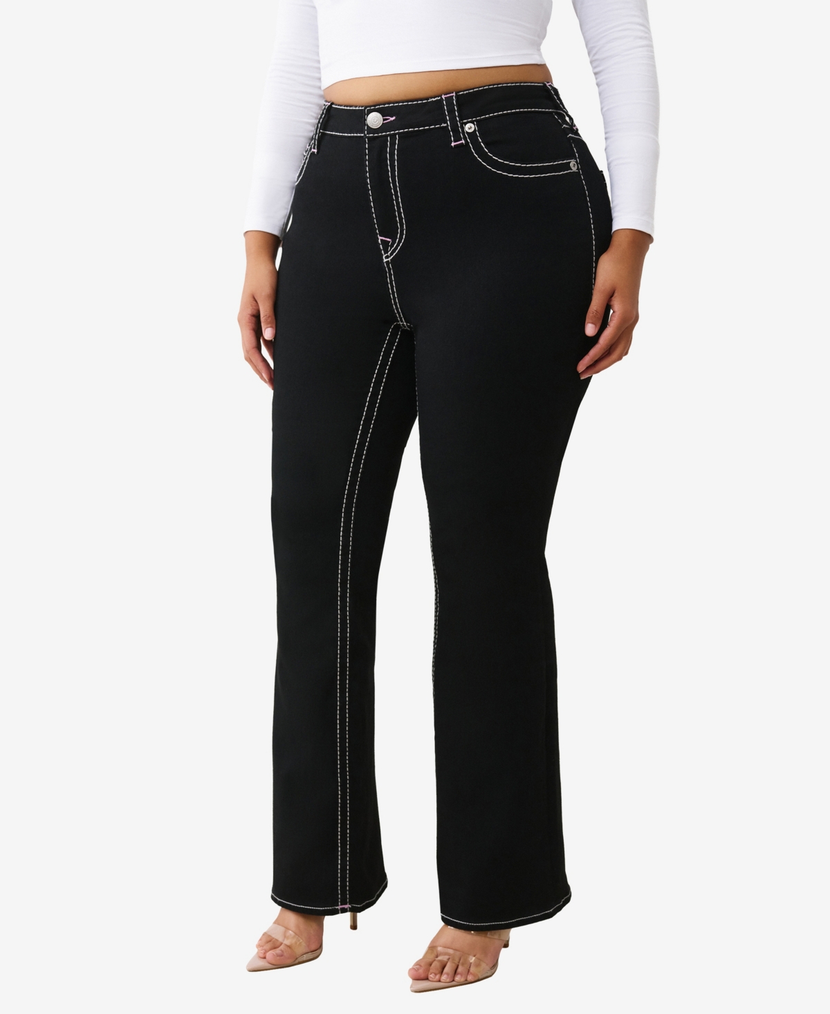 True Religion Plus Becca Bootcut Big T Jeans