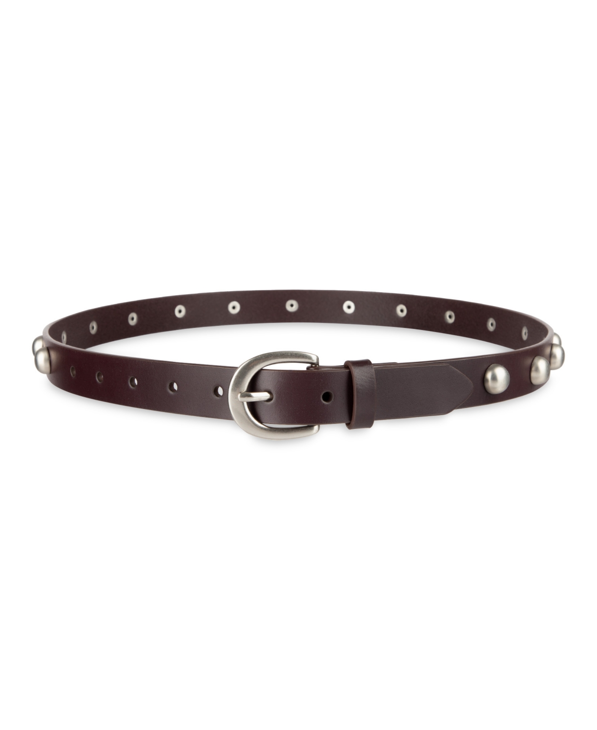 Levi's Skinny Leather Belt In Brown