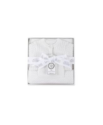 Baby Boys' and Girls' Cardigan, Blanket and Hat Gift, 3-Piece Set