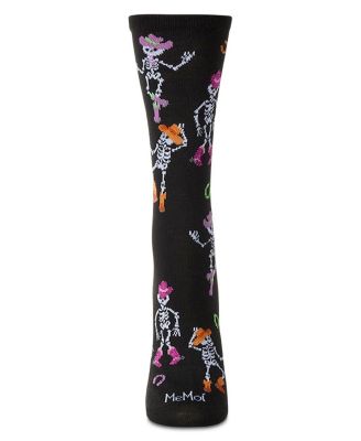 Women's "Howdy Skeletons" Halloween Holiday Novelty Crew Sock