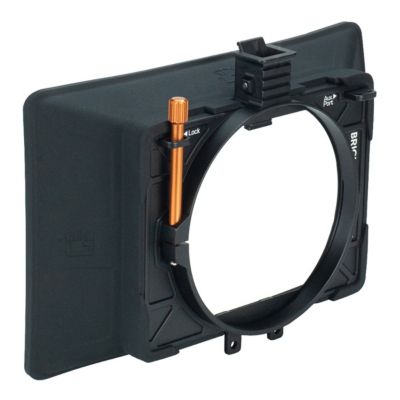 Misfit ATOM 4x5.65" and 4x4" Ultra Lightweight 2-Stage Clip-On Matte Box with Detachable Lens Shade, 114mm Clamp Attachment