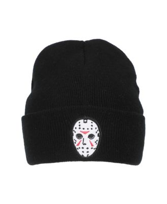 Men's Jason Mask Embroidery On Acrylic Knit Standard Cuff Beanie
