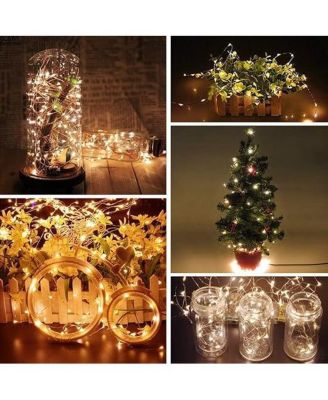 Copper Wire String Lights Battery Operated Fairy Lights