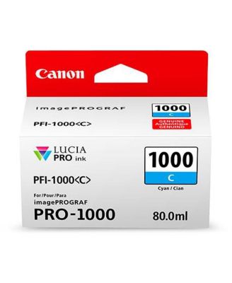 2 Pack PFI-1000 C Cyan LUCIA PRO ink for image PROGRAF PRO-1000 printer