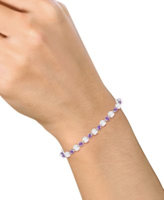 Amethyst Luna Bracelet (1-1/2 ct. t.w.) in Sterling Silver