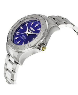 Men's 7035 Signature  Automatic 3 Hand Blue Dial Watch