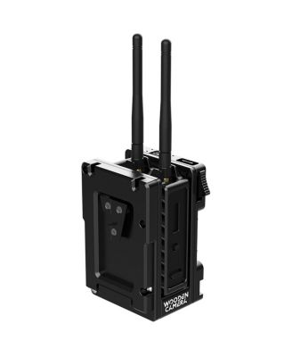 Dual Battery Plate Cradle for Teradek Bolt LT Transmitter, V-Mount to Gold Mount