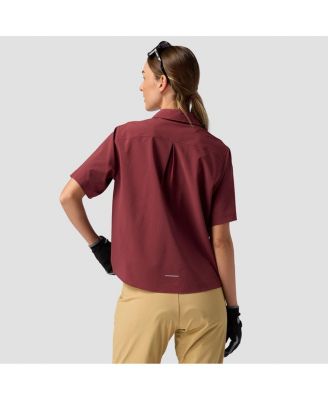 Women's Slickrock Short-Sleeve Button-Up Jersey Mountain Bike Top