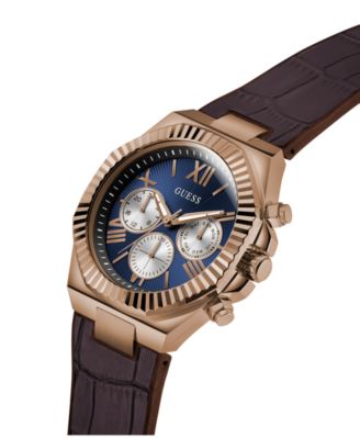 Men's Brown Multi-Function Watch, 44mm