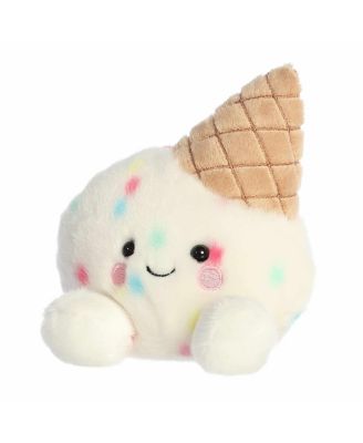 Mini Sprinkle Ice Cream Palm Pals Adorable Plush Toy White 5"