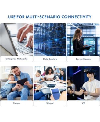 CAT6 Ethernet Cable 6-Pack LAN UTP RJ45 Network Patch Internet Cable