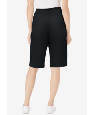 Plus Size Knit Bermuda Short