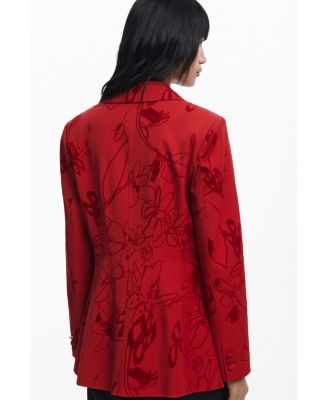 Women's Blazer with velvet details