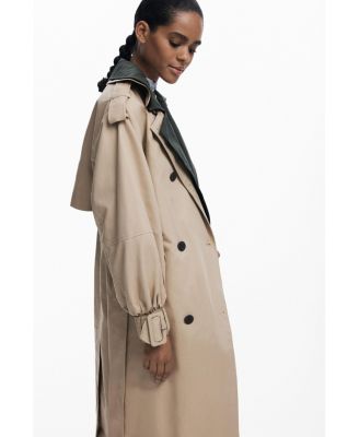 Women's Double-lapel trench coat
