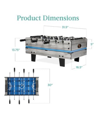 11-in-1 Kids Combo Game Set w/ Ping Pong, Foosball, Air Hockey, 5 Accessory Bags