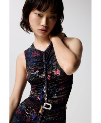 Women's Short graffiti dress