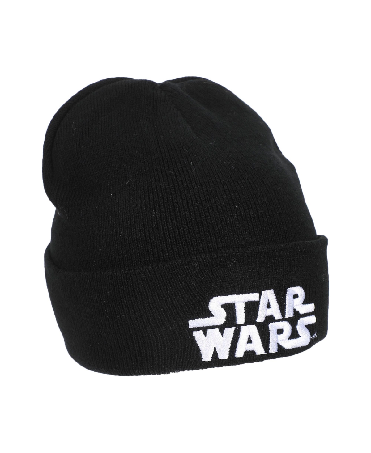 Star Wars Men's Starwars Embroidery Speckled Yarn Acrylic Knit Beanie Cuff Beanie