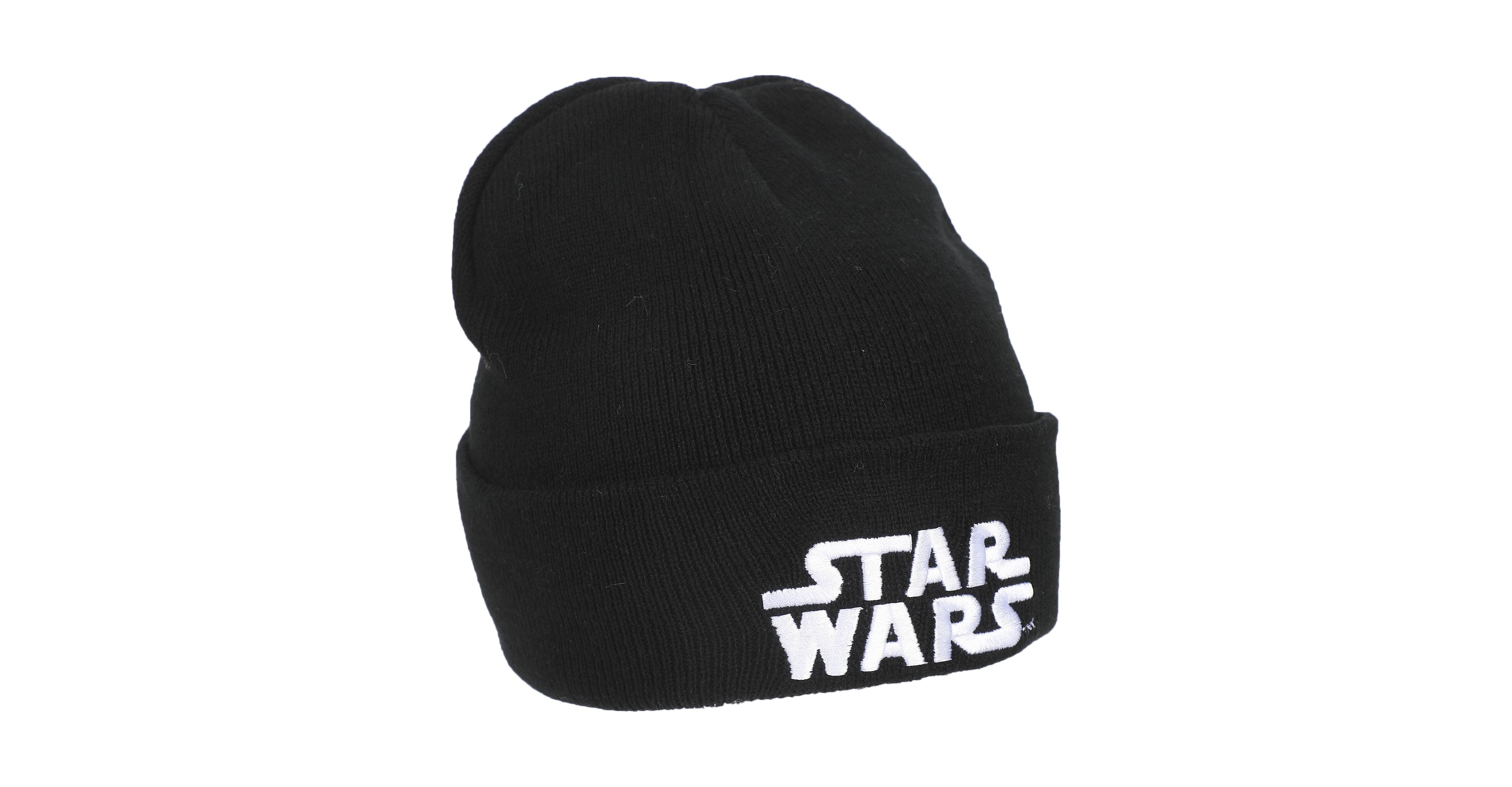 Star Wars Men's Starwars Embroidery Speckled Yarn Acrylic Knit Beanie Cuff Beanie