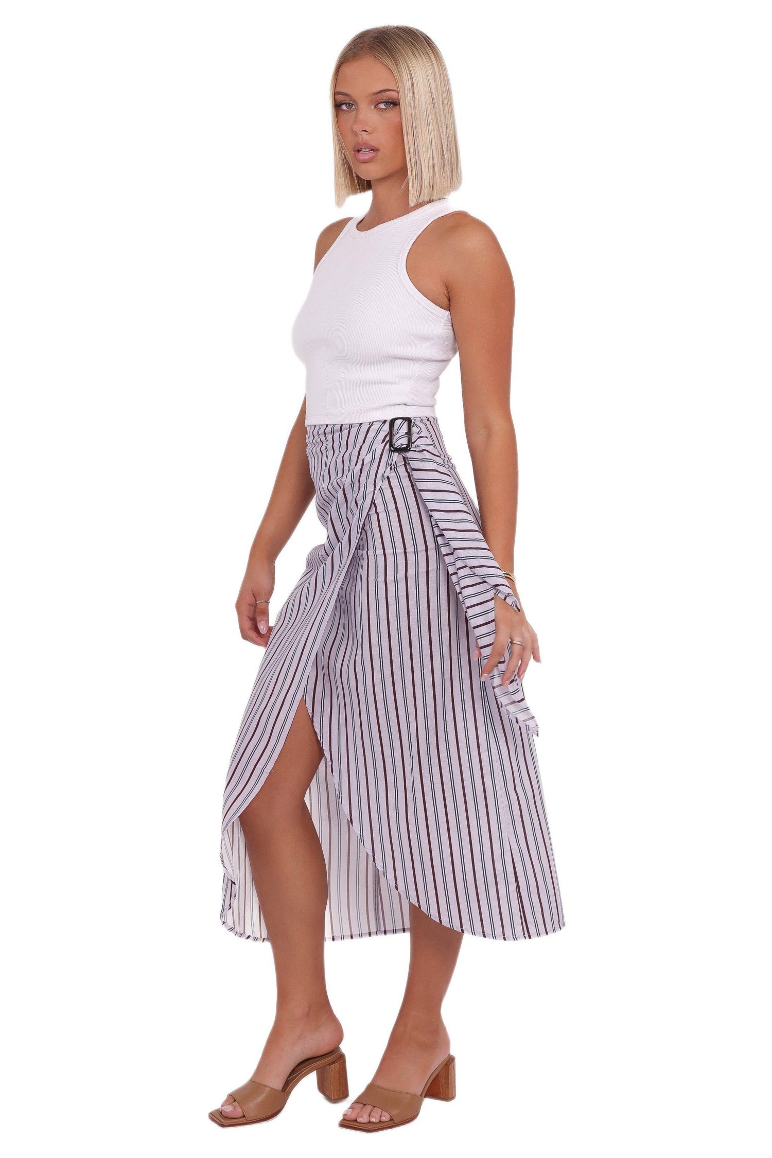 Women's Jacey Wrap Midi Skirt