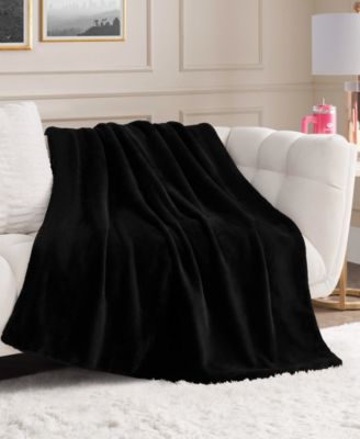 Rabbit Mink Faux Fur Throw, 50" x 70"