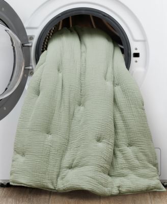 Breeze Cotton Embroidered 3-Pc. Quilt Set, Full/Queen