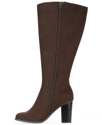 Women's Addyy Knee High Wide Calf Dress Boots, Created for Macy's