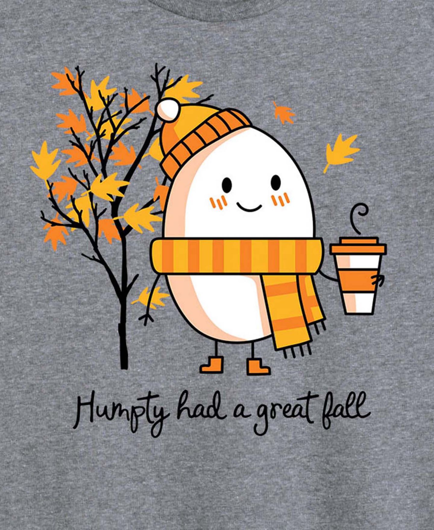Женские футболки Hybrid Apparel Plus Size Humpty Dumpty Short Sleeve Graphic T-shirts, цвет: Меланжевый — фото 2