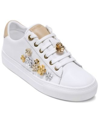 KARL LAGERFELD PARIS - Women's Cate Fleur Lace-Up Sneakers