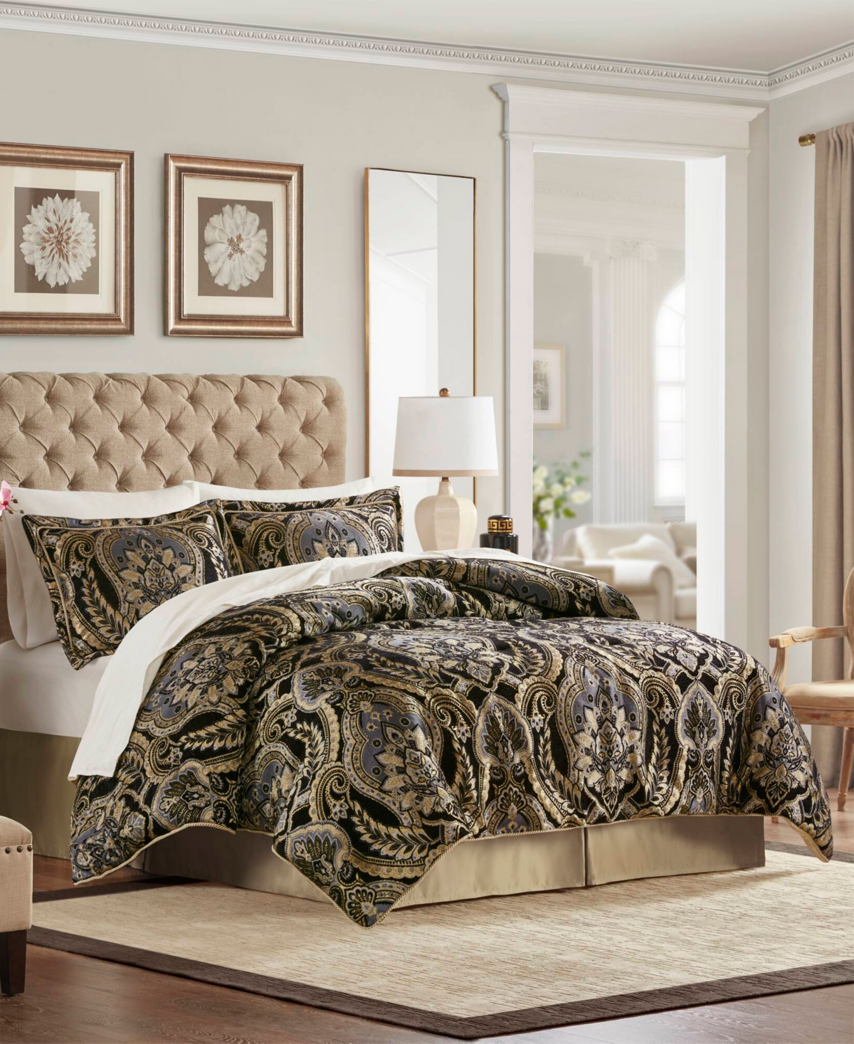 Croscill Julius 4-Pc. Jacquard Comforter Set