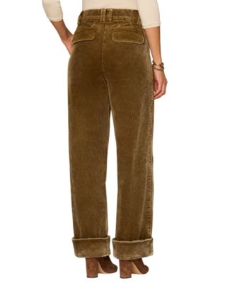 Petite "Ab"Solution Corduroy Skyrise Trousers