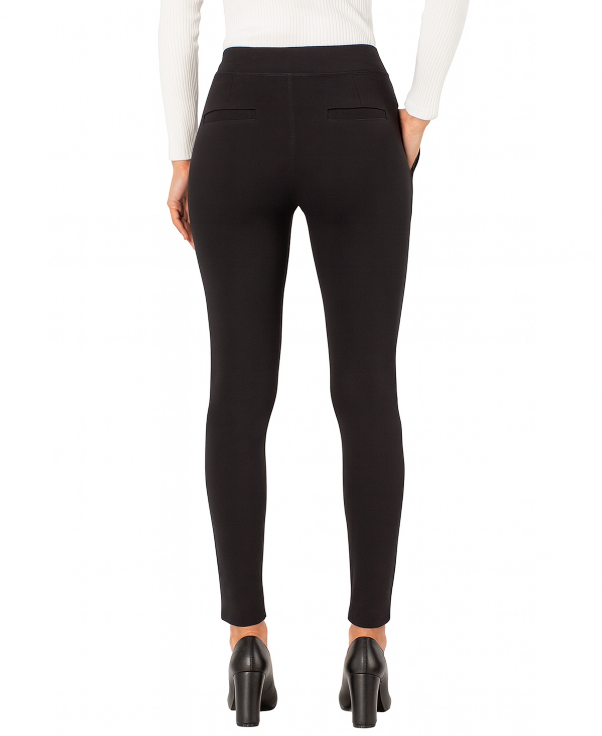 Liverpool Los Angeles Petite Pull-on Trouser Leggings In Black