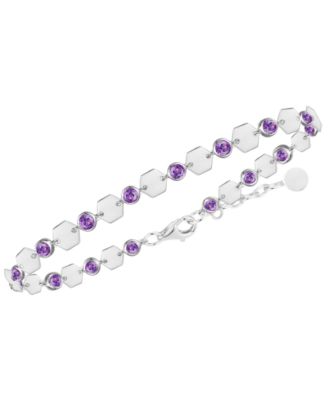 Macy's - Amethyst Luna Bracelet (1-1/2 ct. t.w.) in Sterling Silver