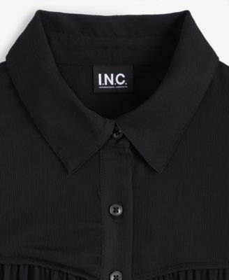 Women's Textured Tie-Hem Blouse, Macy's Exclusive