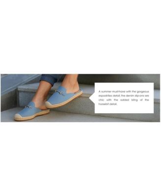 Midori Denim Slip-On Mules Women