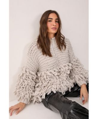 Women's Loopy Quarter Zip Sweater