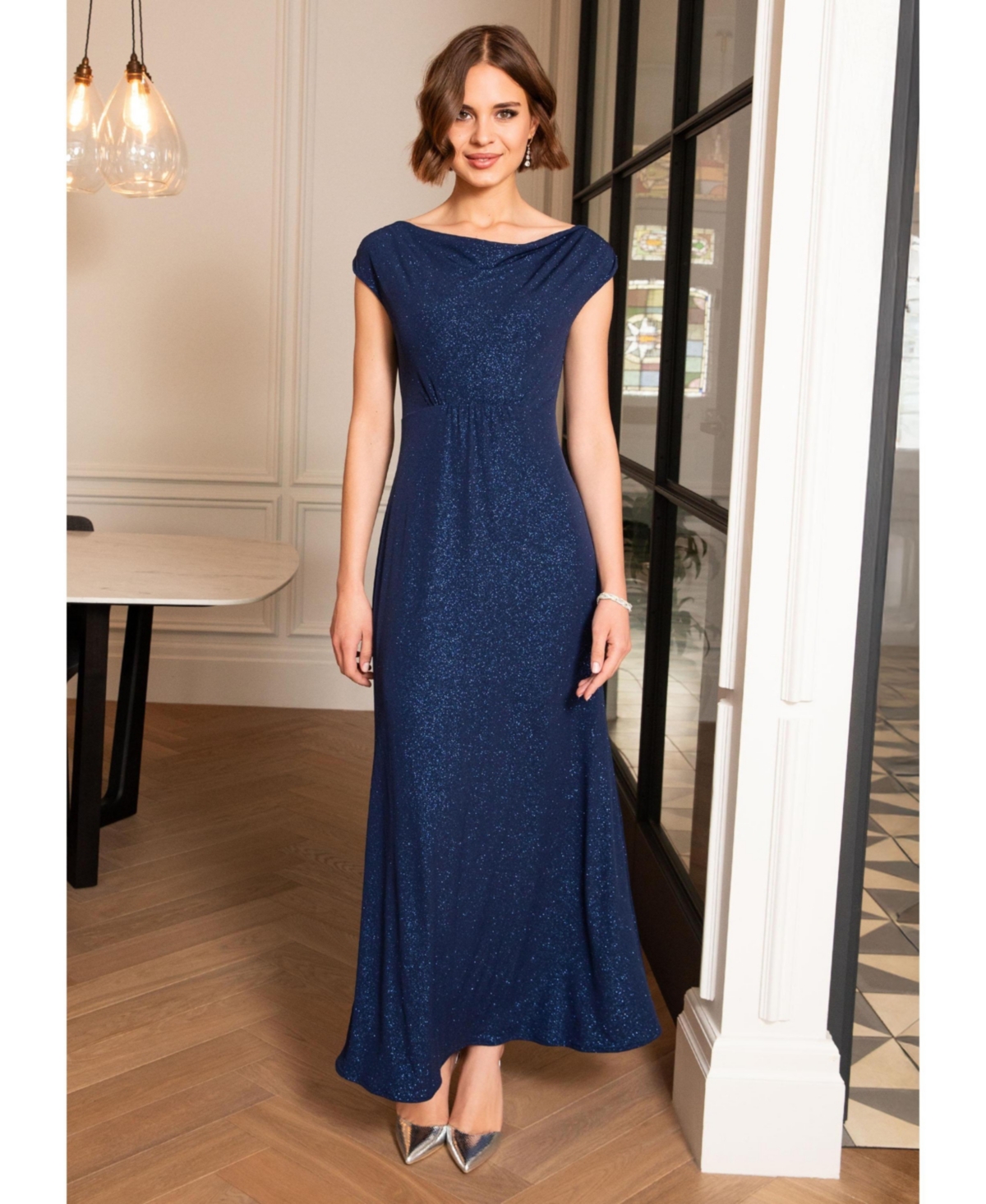 Alie Street London Women's Cruise Cowl Neck Maxi Dress