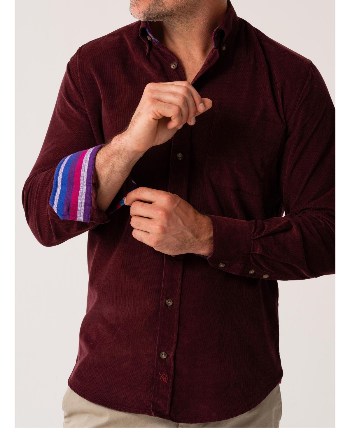 Koy Clothing Men's Corduroy Long Sleeve Shirt