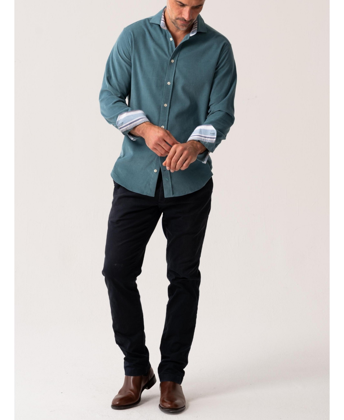 Koy Clothing Men's Corduroy Long Sleeve Shirt