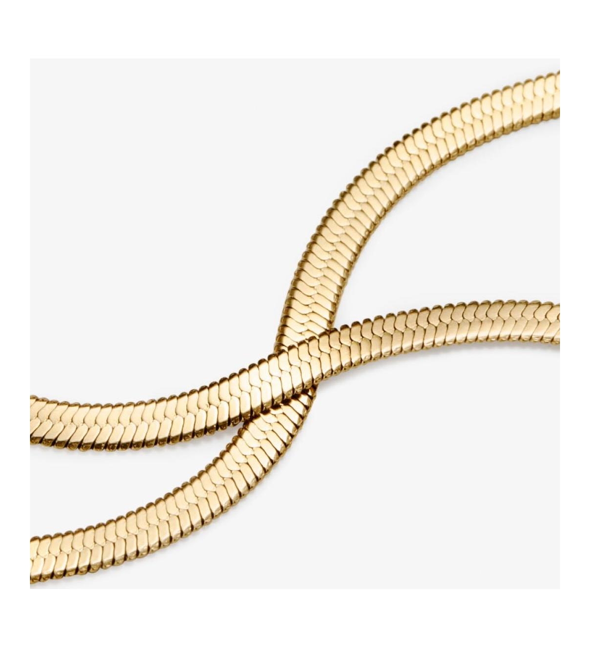 Herringbone Chain Necklace - Ina