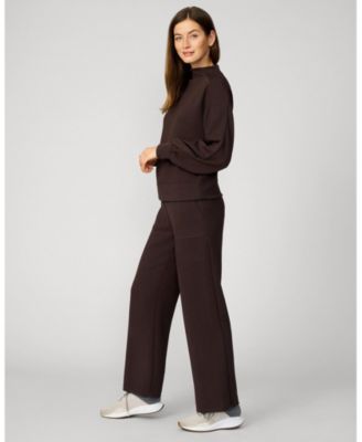 Women's Mockneck Modal Top & Wide Leg Pant