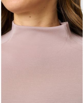 Women's Mockneck Modal Top & Wide Leg Pant