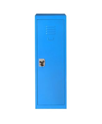 48'' Kid Locker Safe Storage Children Single Tier Metal Lockers Lock And Key