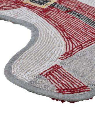 Santa Holiday Bath Rug Set, 2 Count