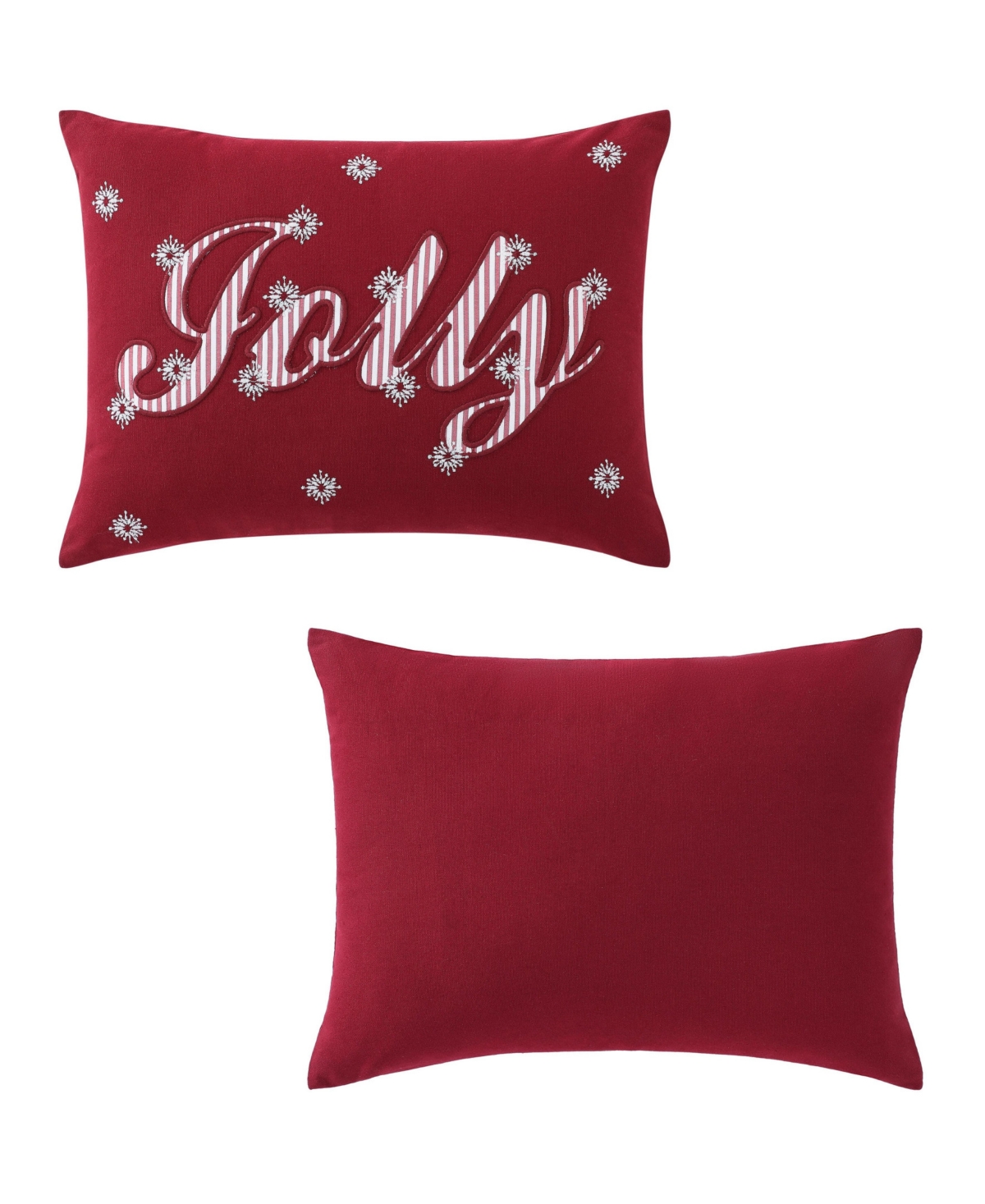 Tommy Bahama Jolly Stripe 100% Cotton Percale Decorative Pillow In Red